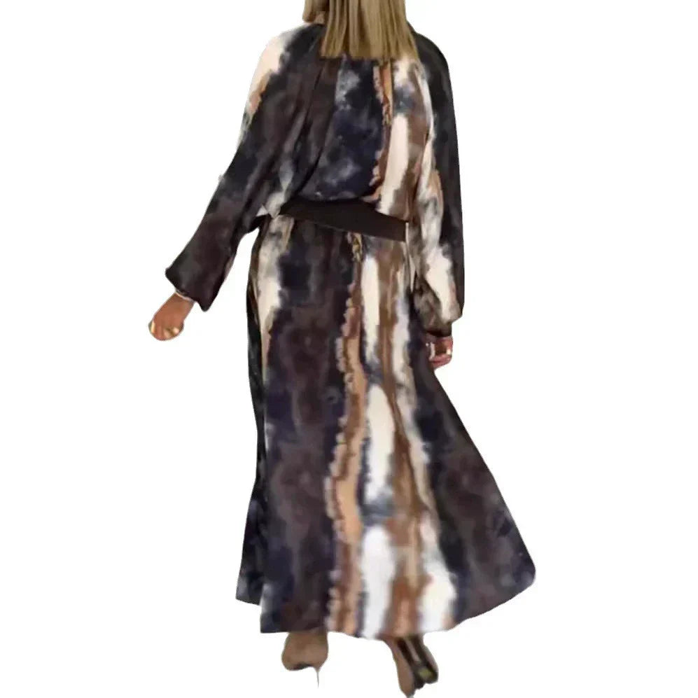 Selma - Elegant Tie & Dye Maxi Dress