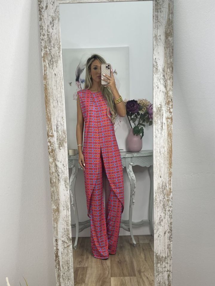 Nerola - Geometric Printed Two-Piece Set