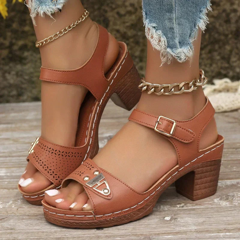 Odelia - Heeled Sandals for Women