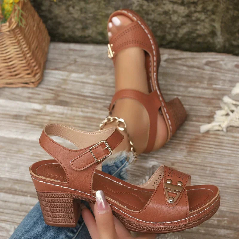 Odelia - Heeled Sandals for Women
