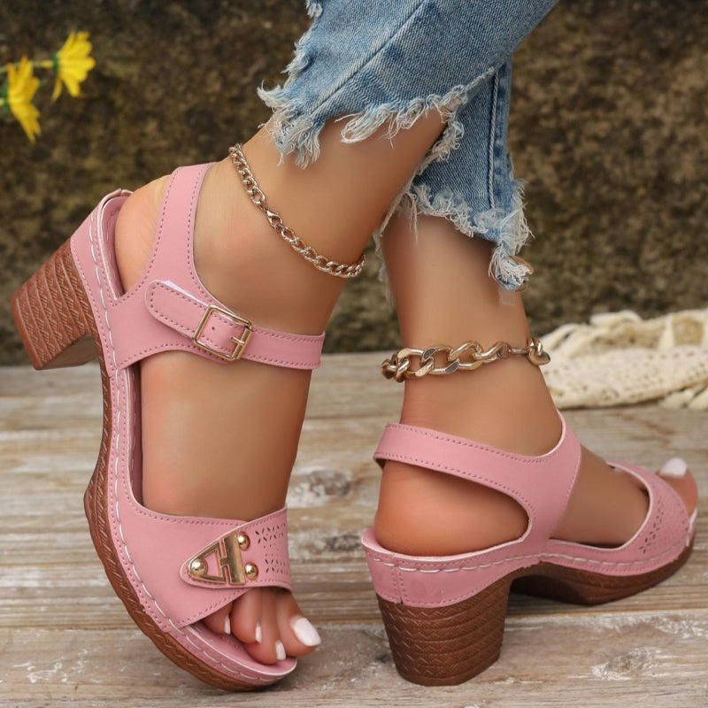 Odelia - Heeled Sandals for Women