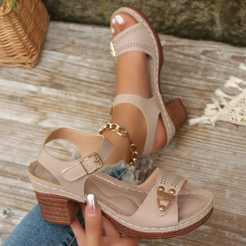 Odelia - Heeled Sandals for Women