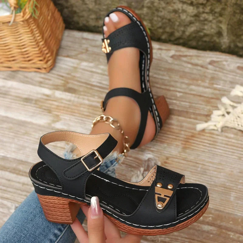 Odelia - Heeled Sandals for Women