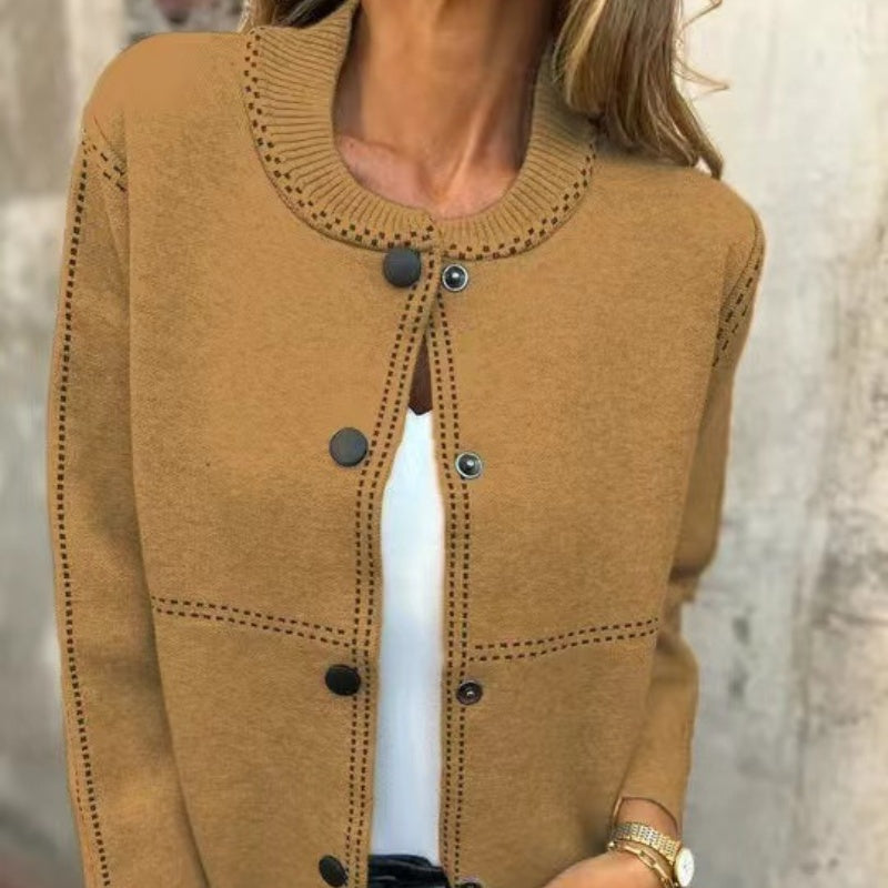 Bea - Women's Cardigan with Button Closure
