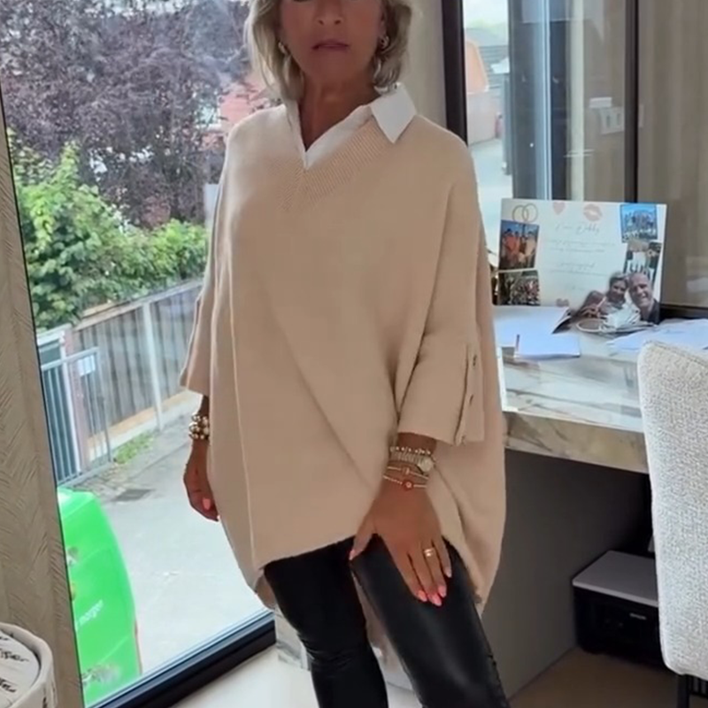 Rosavianne - Chic Women's Blouse with Shirt Collar