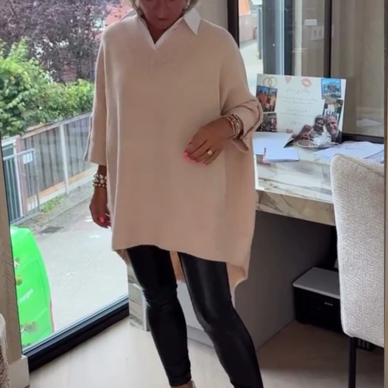 Rosavianne - Chic Women's Blouse with Shirt Collar