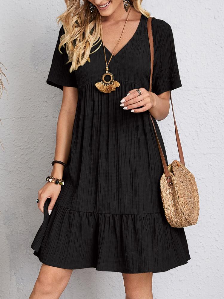 Orlanda - Elegant Tummy Flattering Dress