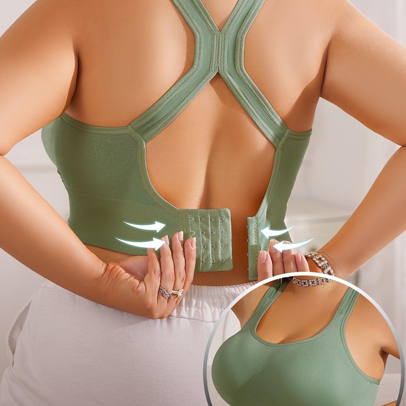 Vittoria™ - Plus Size Sportbeha met Verwijderbare Pads en Verstelbare Bandjes 