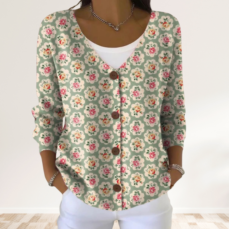 Eliavelle - Soft Winter Sweater with Elegant V-Neck