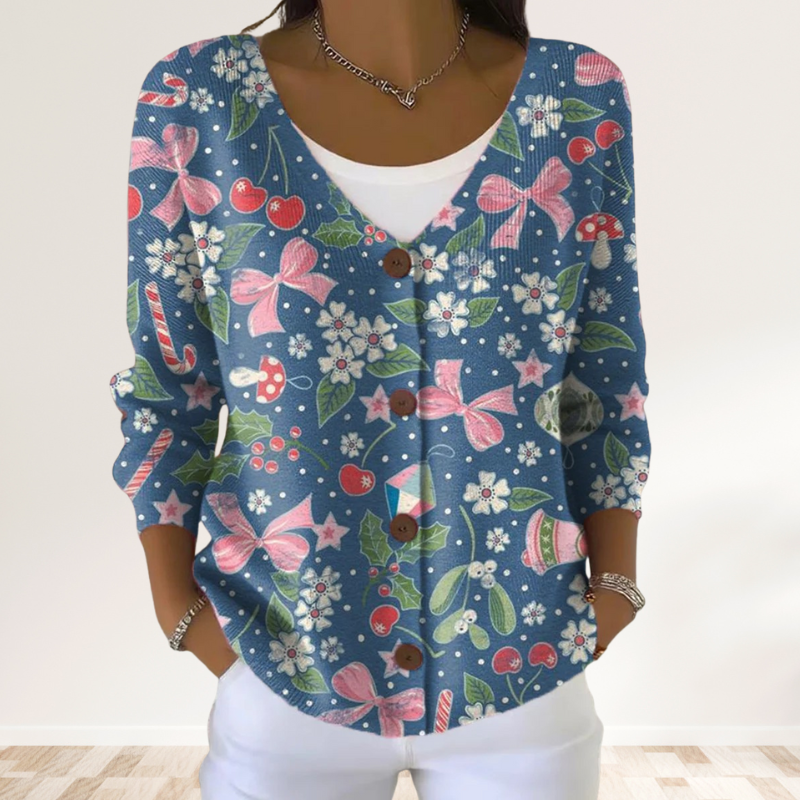 Eliavelle - Soft Winter Sweater with Elegant V-Neck