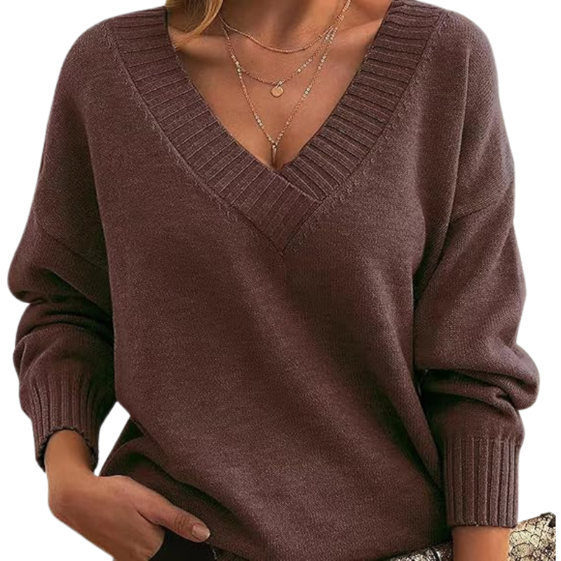 Ailsa- Chic V-Neck Sweater | Great for Everyday Wear