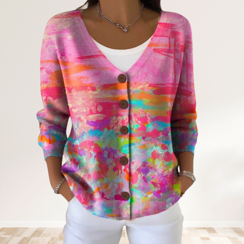 Eliavelle - Soft Winter Sweater with Elegant V-Neck