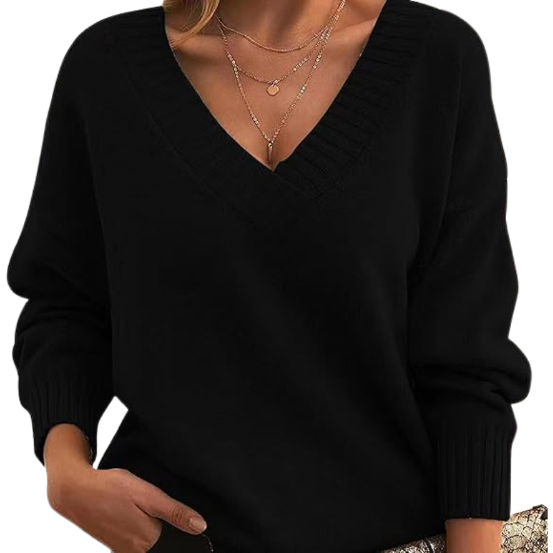 Ailsa- Chic V-Neck Sweater | Great for Everyday Wear