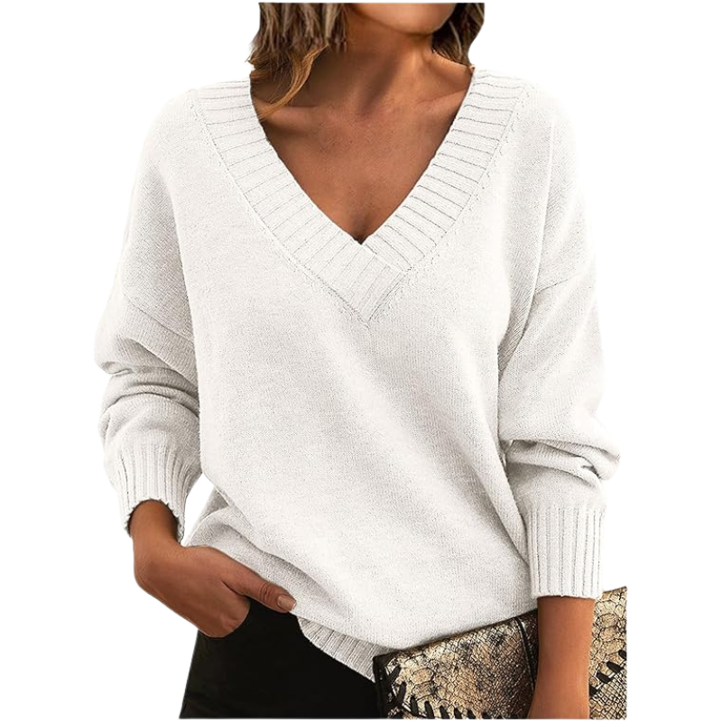 Ailsa- Chic V-Neck Sweater | Great for Everyday Wear