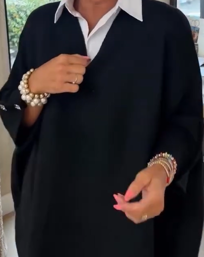 Rosavianne - Chic Women's Blouse with Shirt Collar