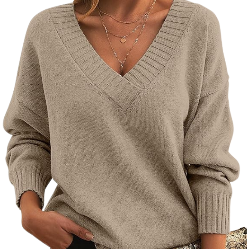 Ailsa- Chic V-Neck Sweater | Great for Everyday Wear