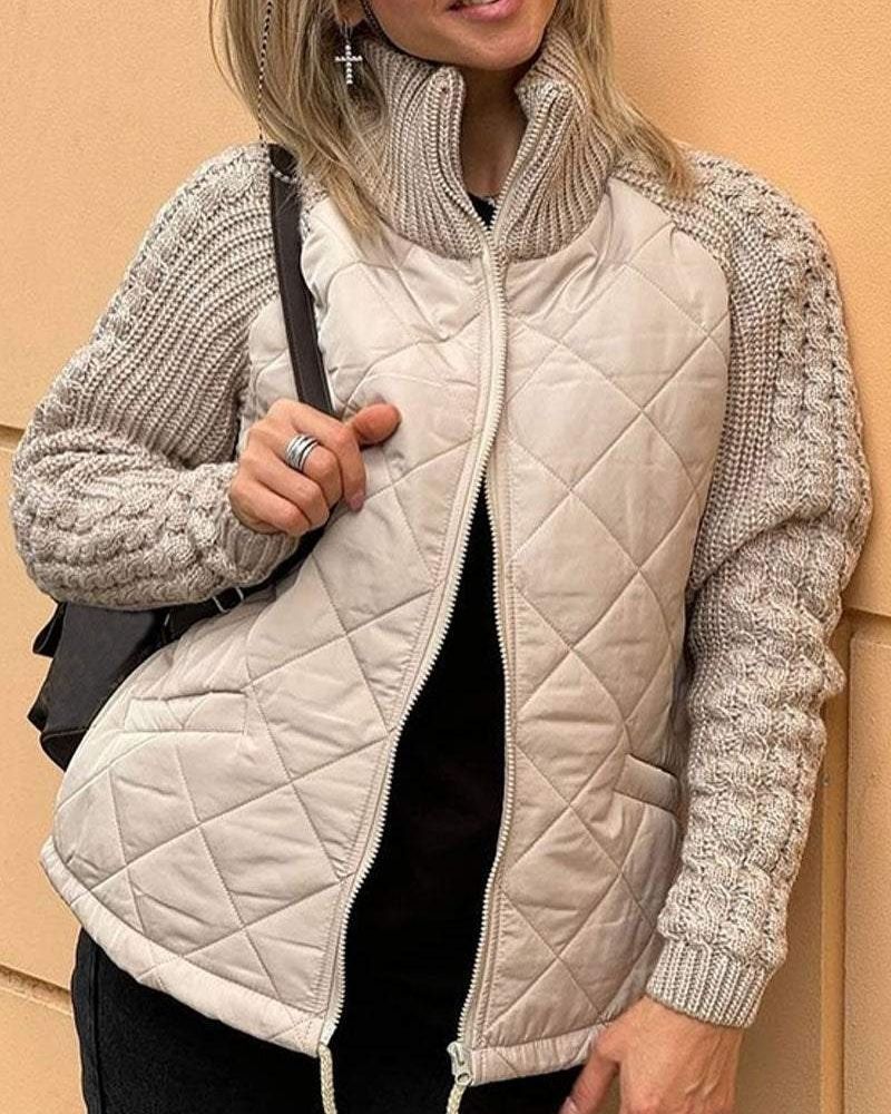 Bravina™ - Casual Knitted Fleece Jacket