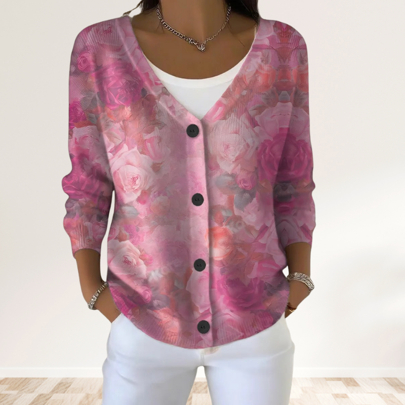 Eliavelle - Soft Winter Sweater with Elegant V-Neck