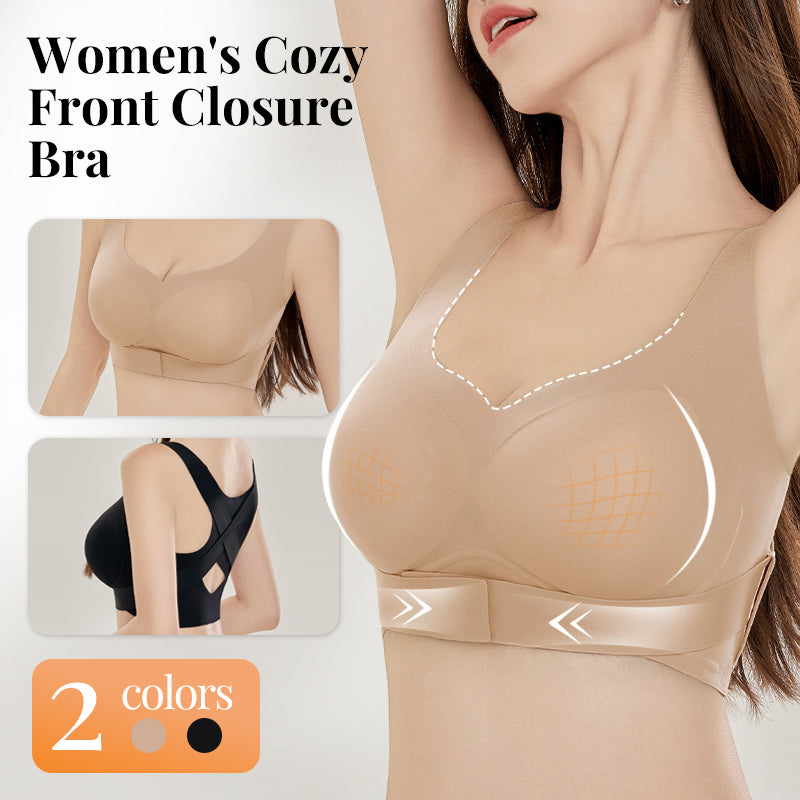 Hestia - Seamless push-up bra with front closure for women