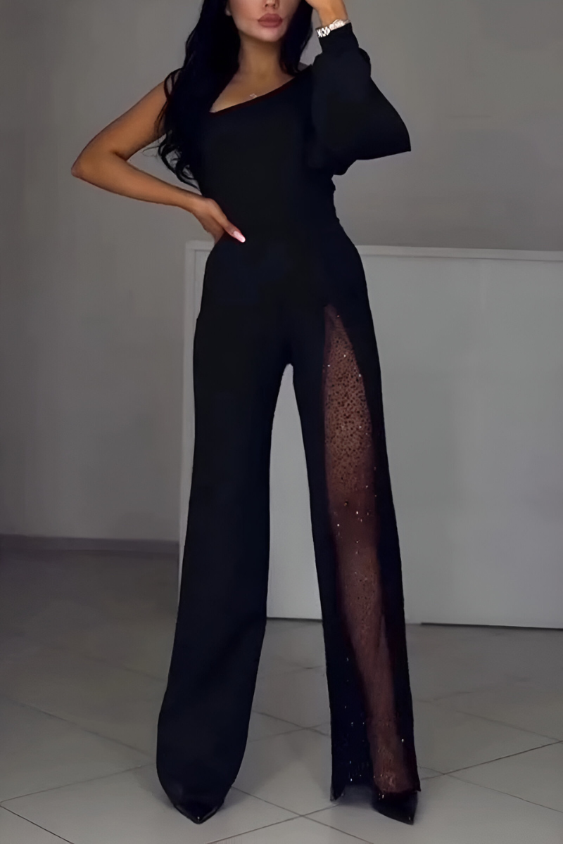 Norvienne - Modern Wide-Leg Jumpsuit