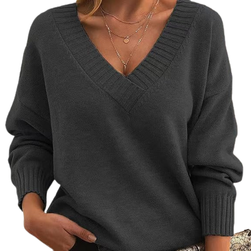 Ailsa- Chic V-Neck Sweater | Great for Everyday Wear