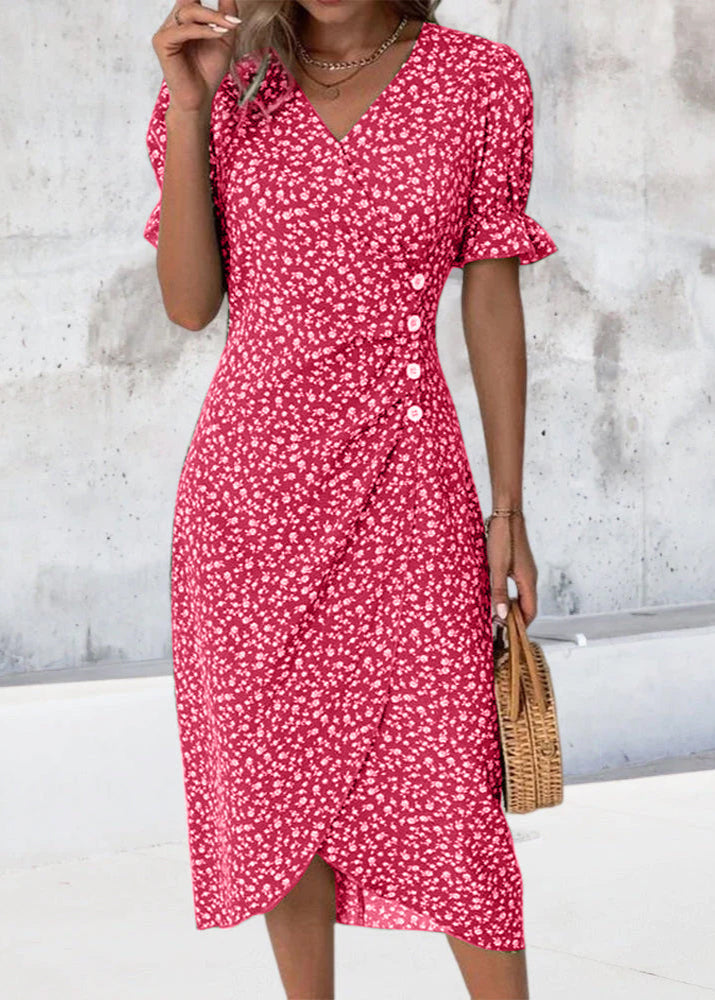 Aysel™ - Elegant and Comfortable Floral Dress
