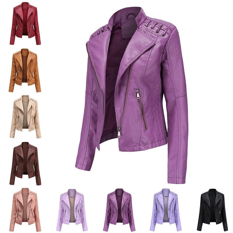 Cleo™ - Washed lambskin jacket