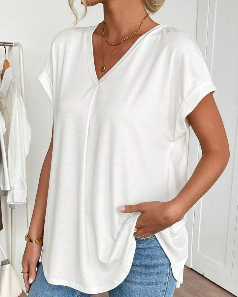 Estella - Unisex short sleeve T-shirt with patchwork