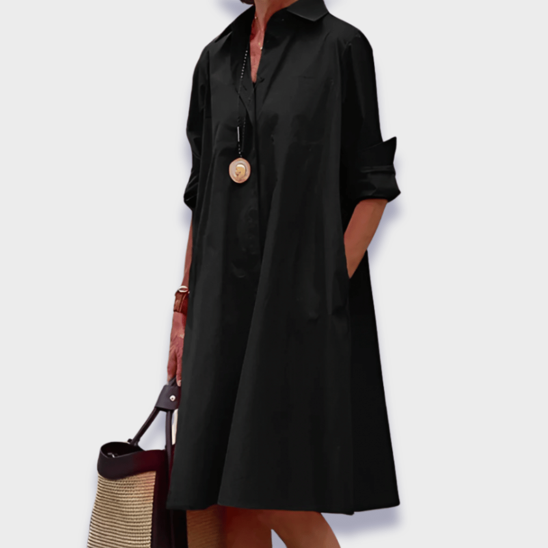 Ysolde - Stylish Polo Dress in Premium Fabric