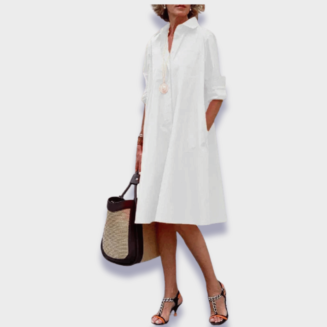 Ysolde - Stylish Polo Dress in Premium Fabric