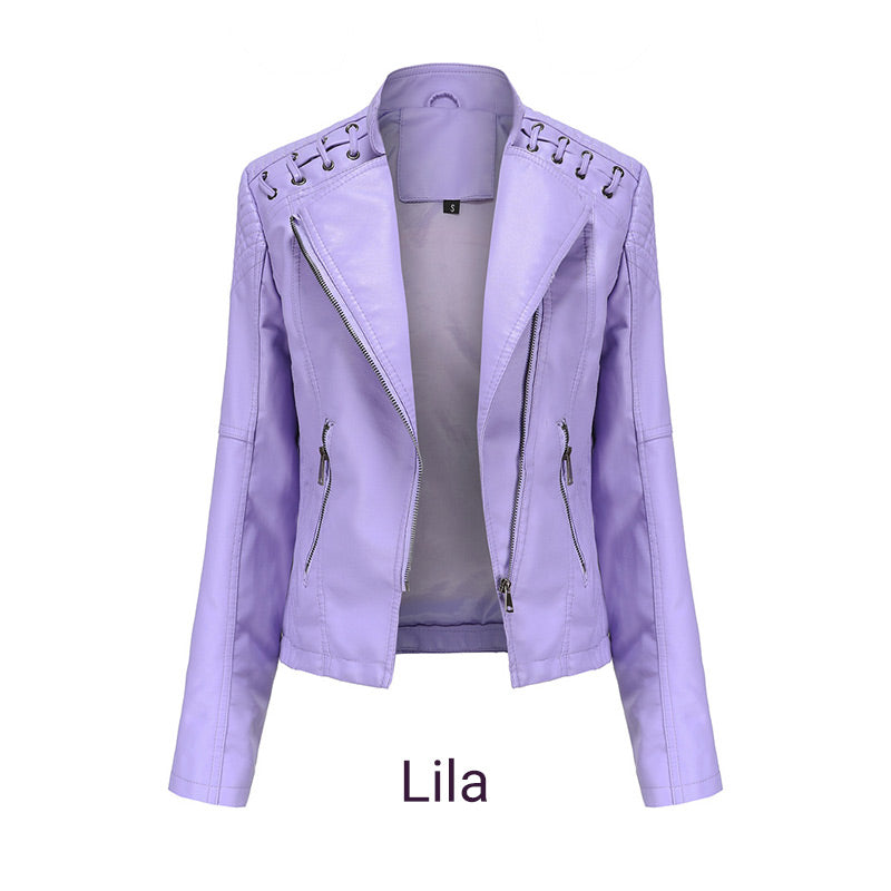 Cleo™ - Washed lambskin jacket