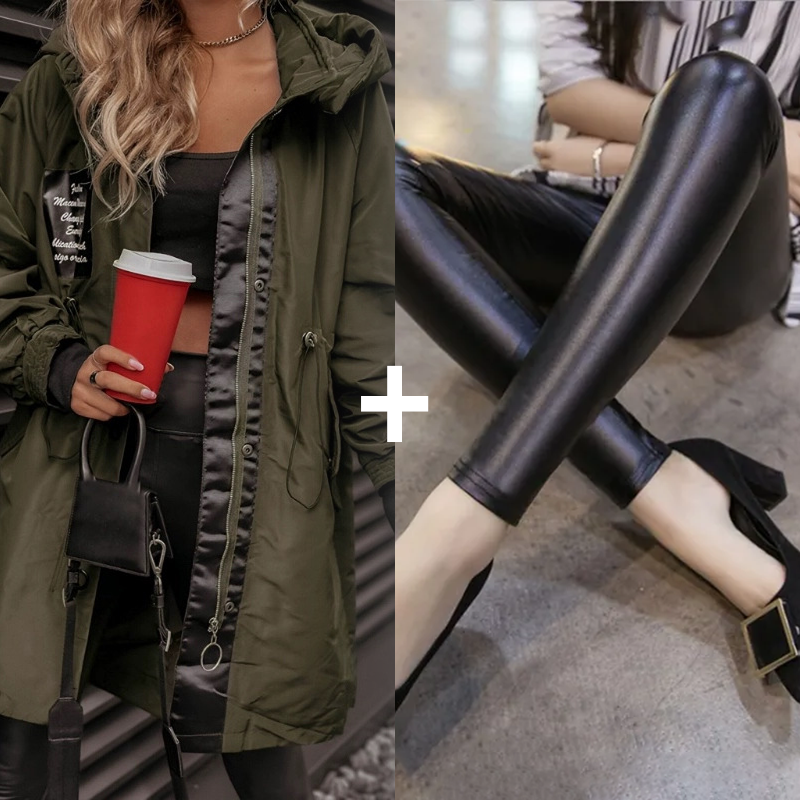 Delviane - Women's Long Sleeve Hooded Jacket