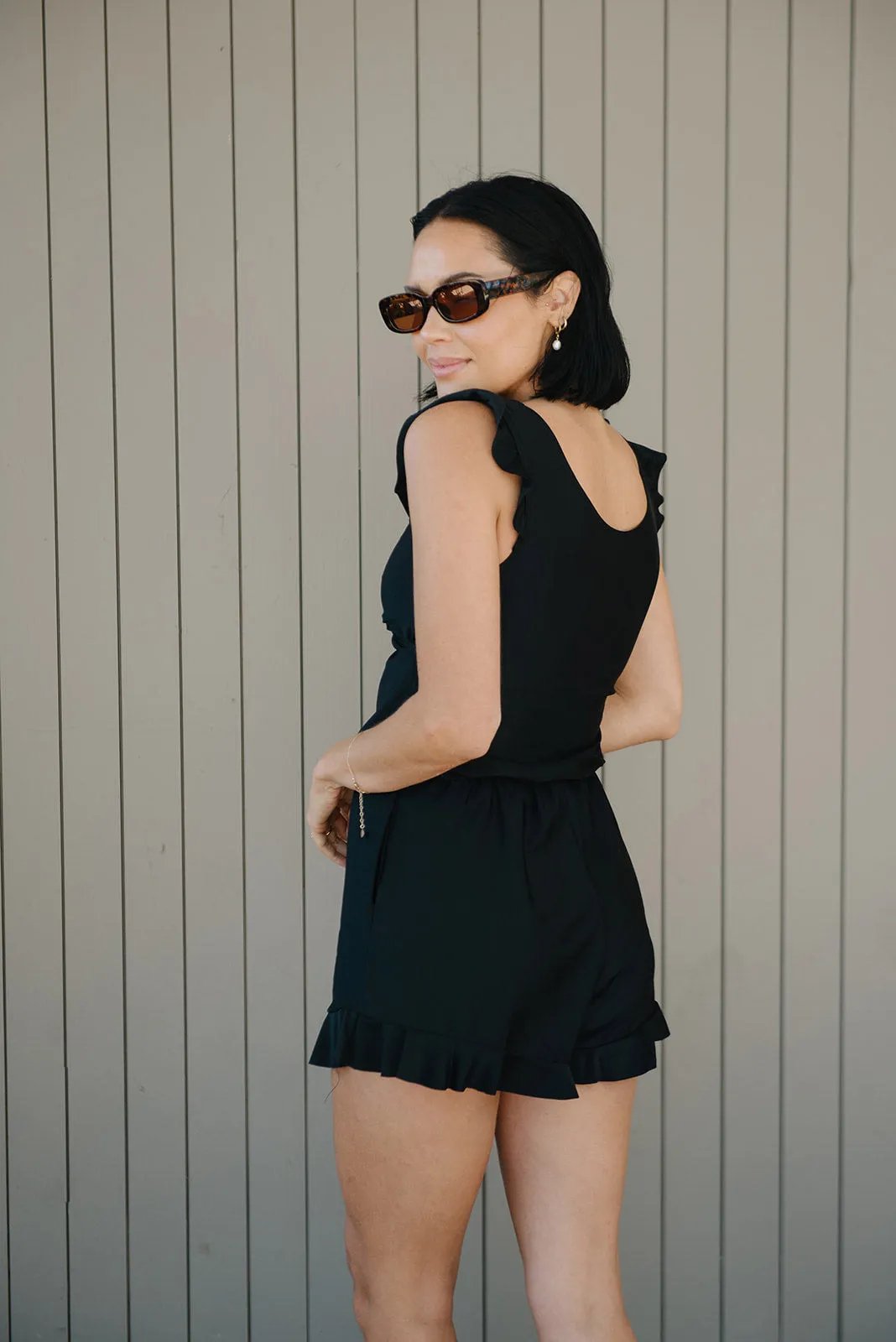 Melisande - Swimsuit with ruffles and integrated bra