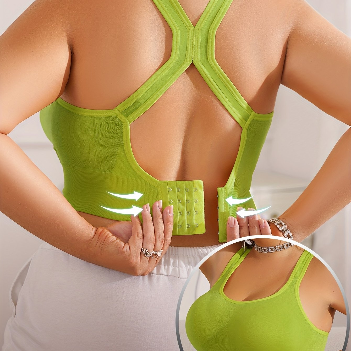 Vittoria™ - Plus Size Sportbeha met Verwijderbare Pads en Verstelbare Bandjes 