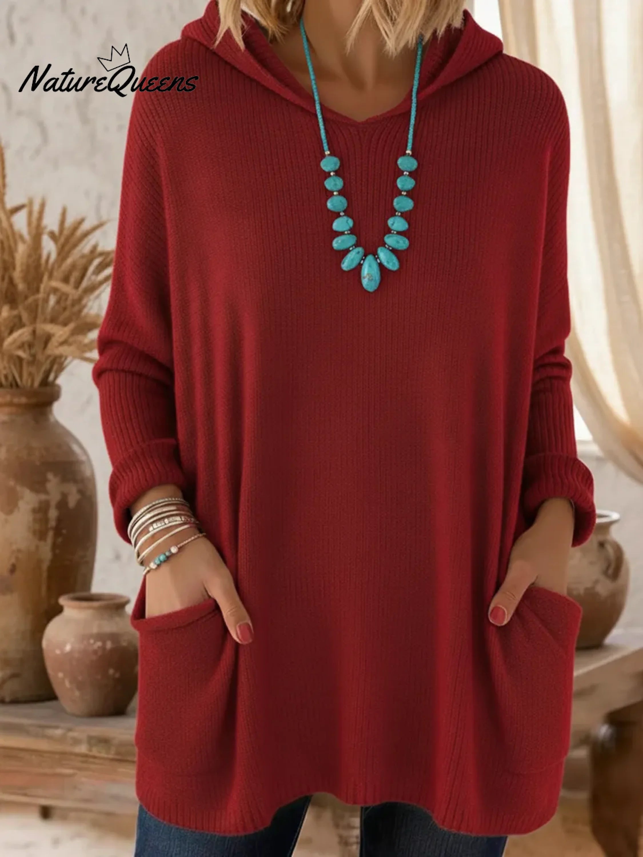 Fioranelle - Soft Hoodie Jumper with Pockets