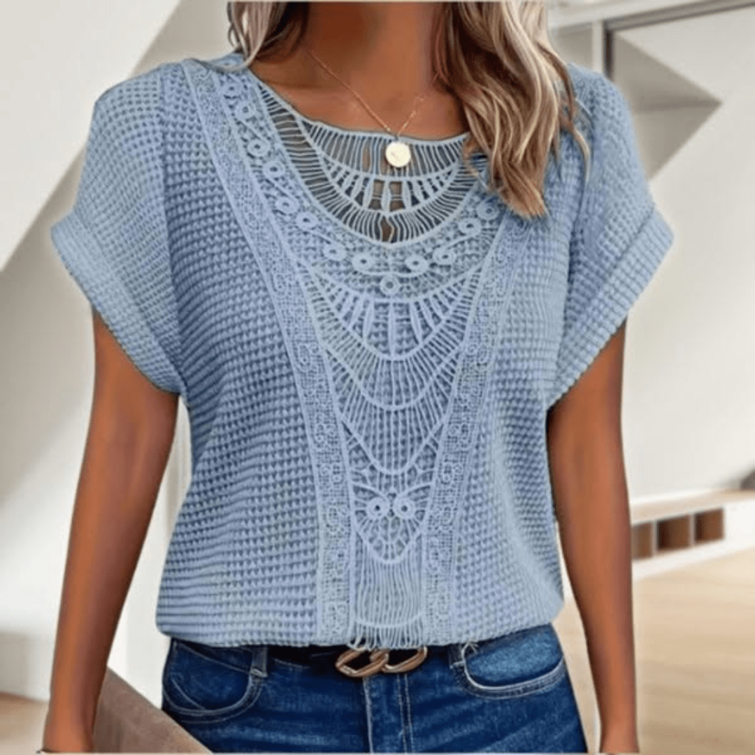 Aina™ - Elegant Ibiza-style blouse