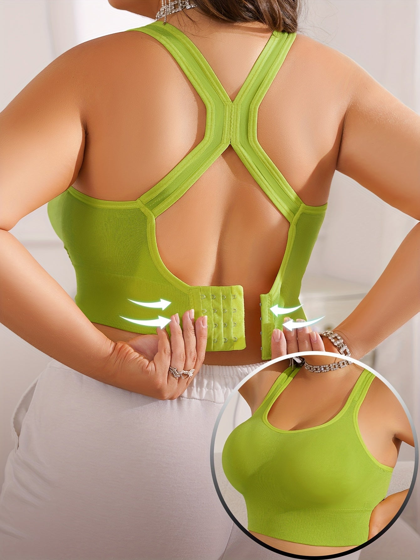 Vittoria™ - Plus Size Sportbeha met Verwijderbare Pads en Verstelbare Bandjes 