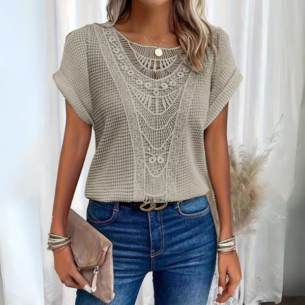 Aina™ - Elegant Ibiza-style blouse