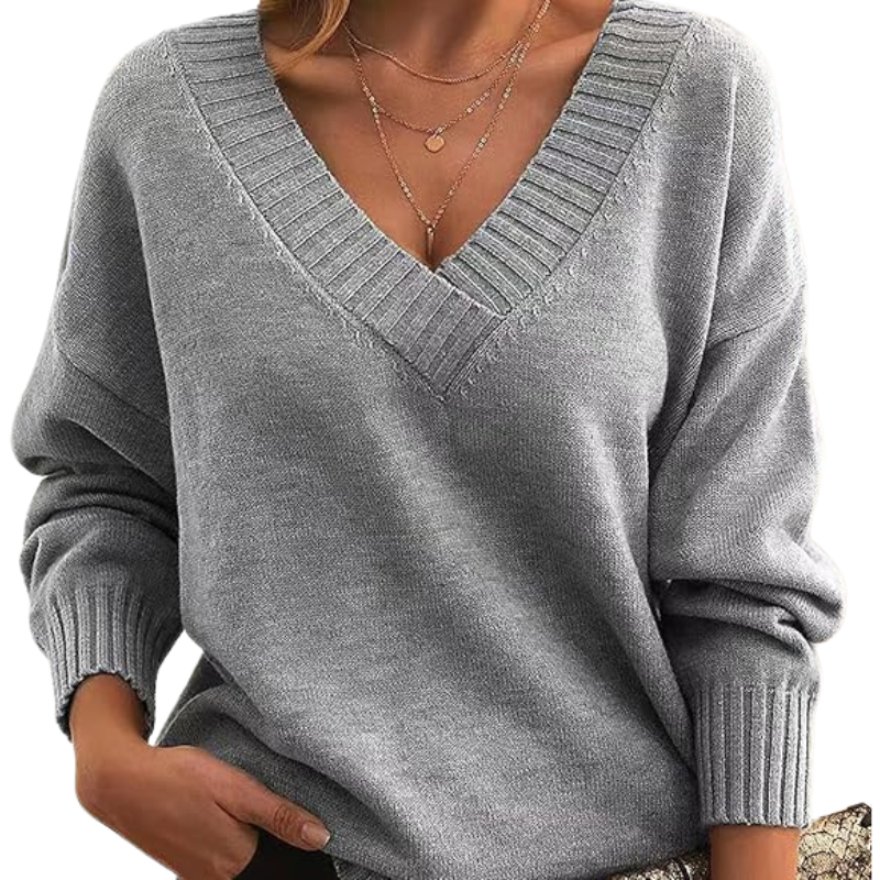 Ailsa- Chic V-Neck Sweater | Great for Everyday Wear