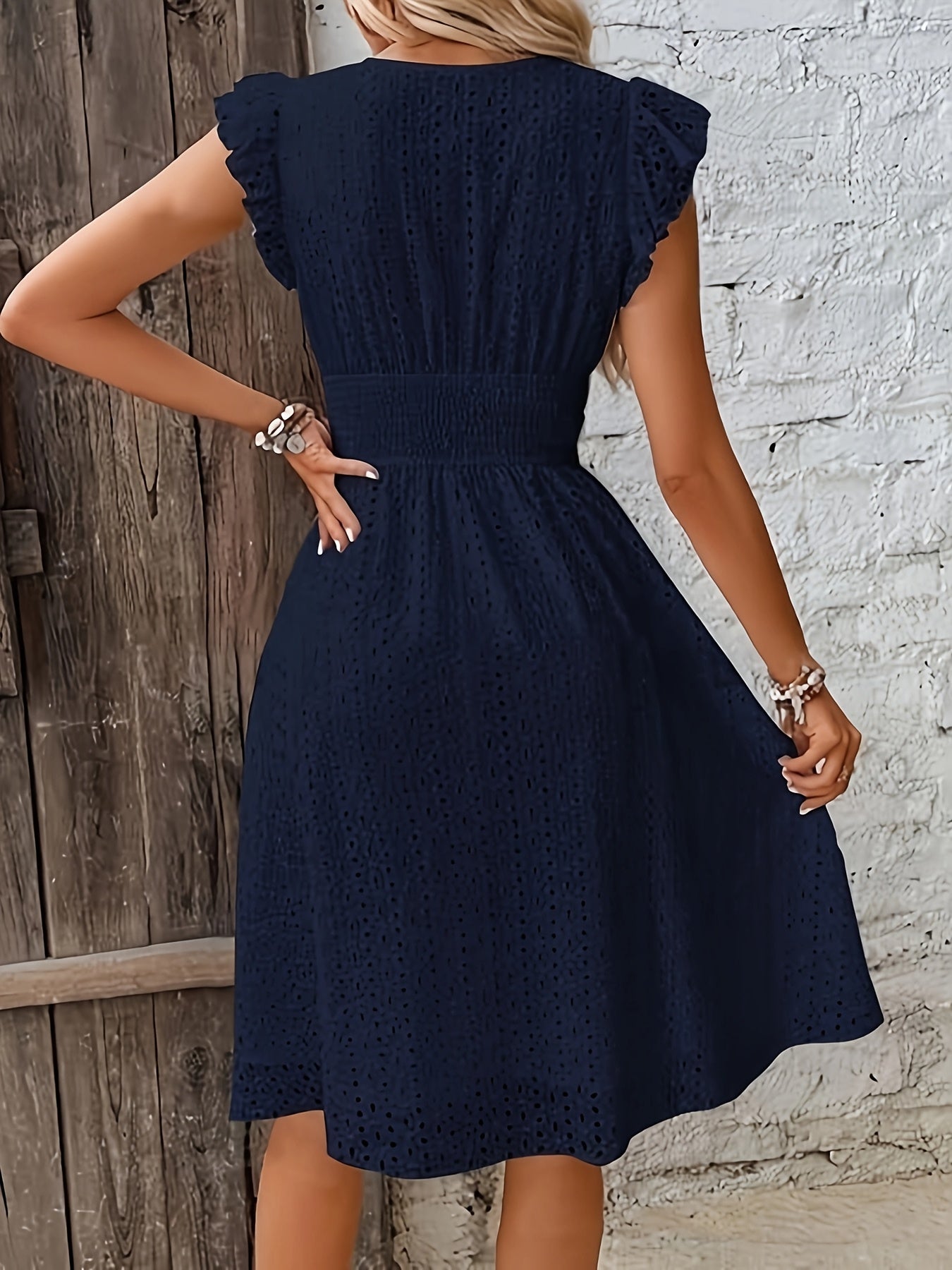 Darianne - Elegant Ruched Waist Wallet Dress for a Print and Summer Look