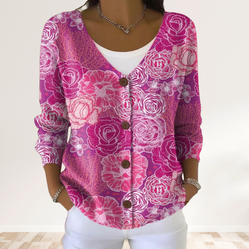 Eliavelle - Soft Winter Sweater with Elegant V-Neck