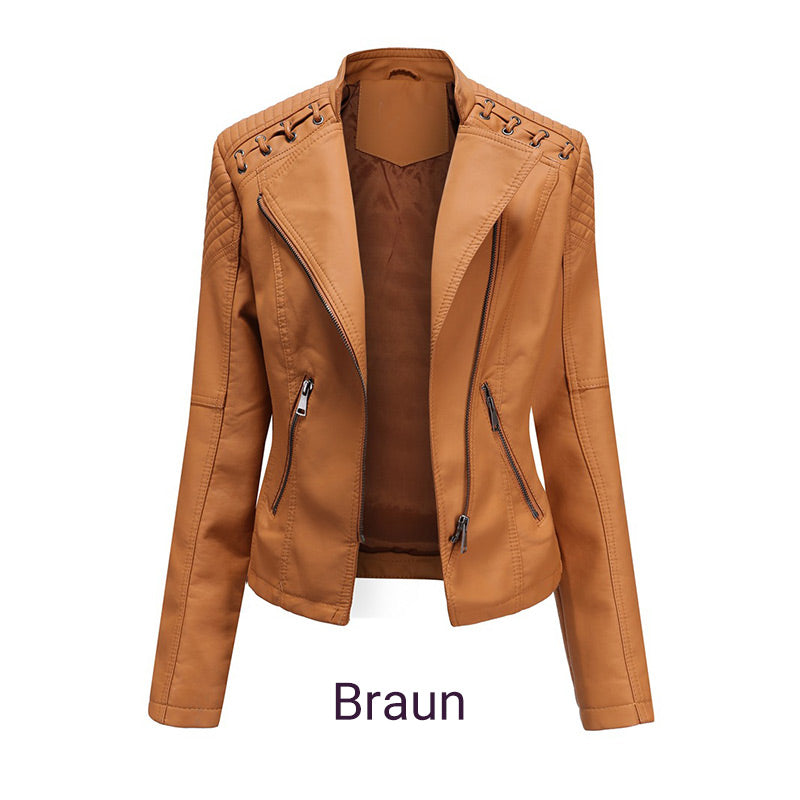 Cleo™ - Washed lambskin jacket