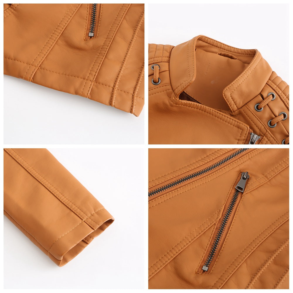 Cleo™ - Washed lambskin jacket
