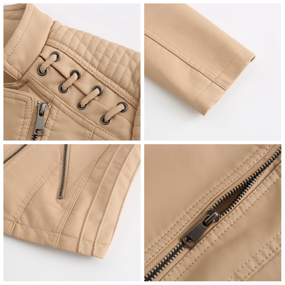 Cleo™ - Washed lambskin jacket