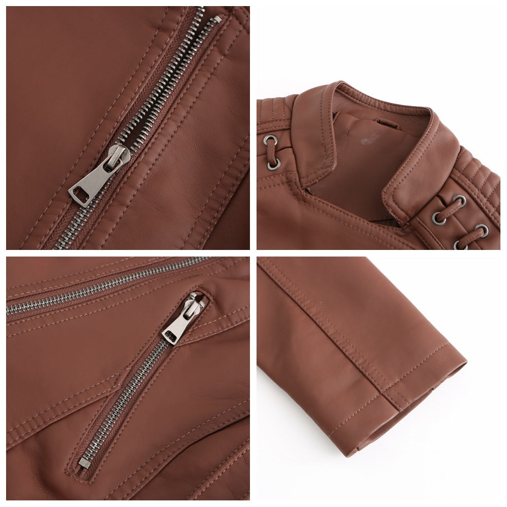 Cleo™ - Washed lambskin jacket