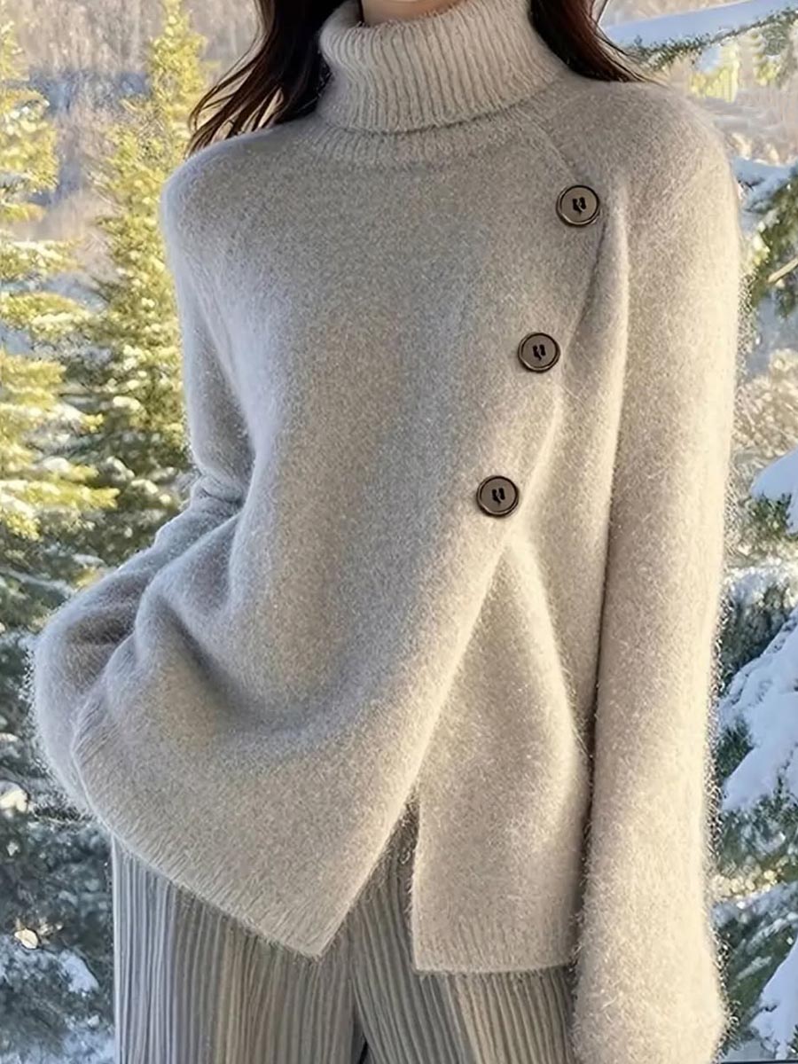 Pavinna™ - Casual Roll Neck Sweater for Women