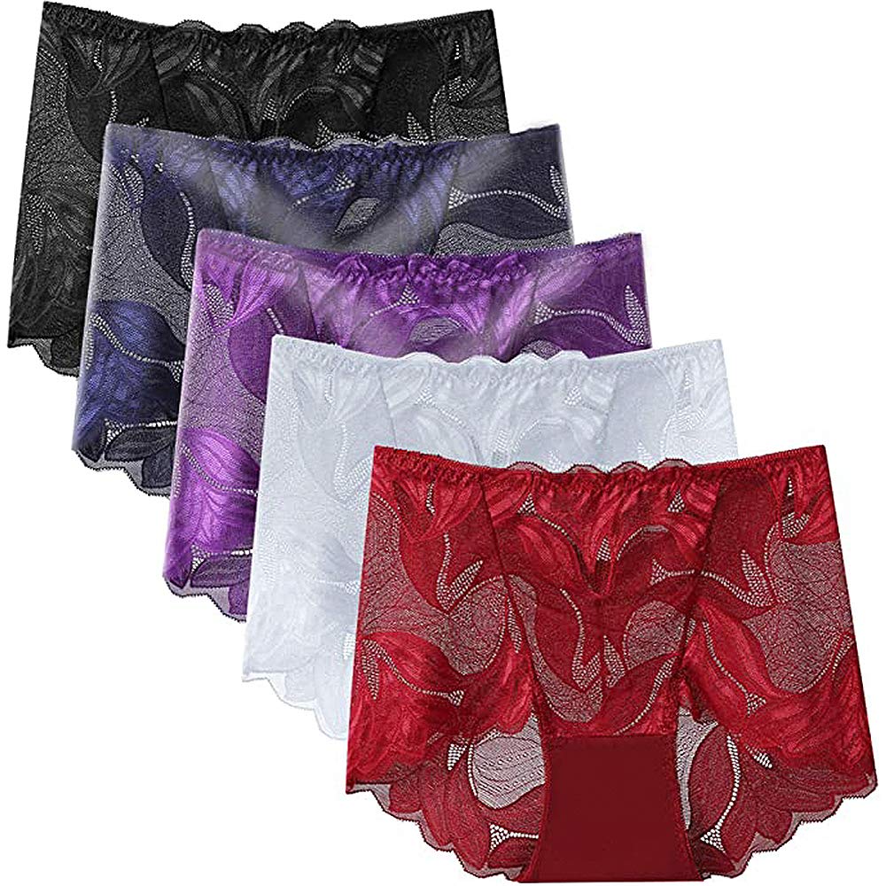 Emina - Package of handmade silk lace underwear for women