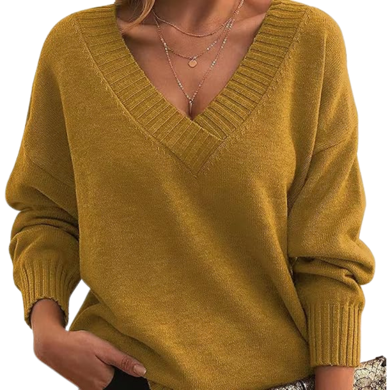 Ailsa- Chic V-Neck Sweater | Great for Everyday Wear