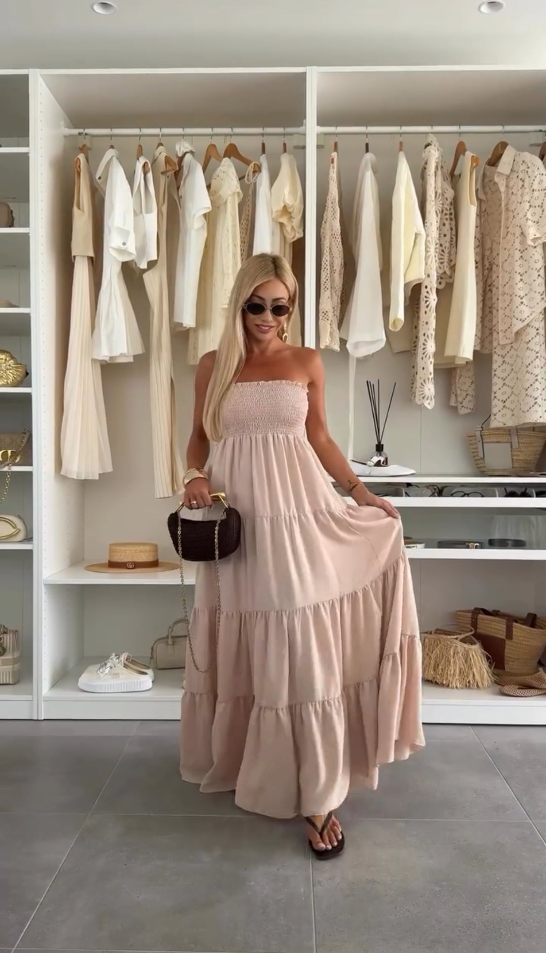 Brisaya - Elegant Strapless Maxi Dress