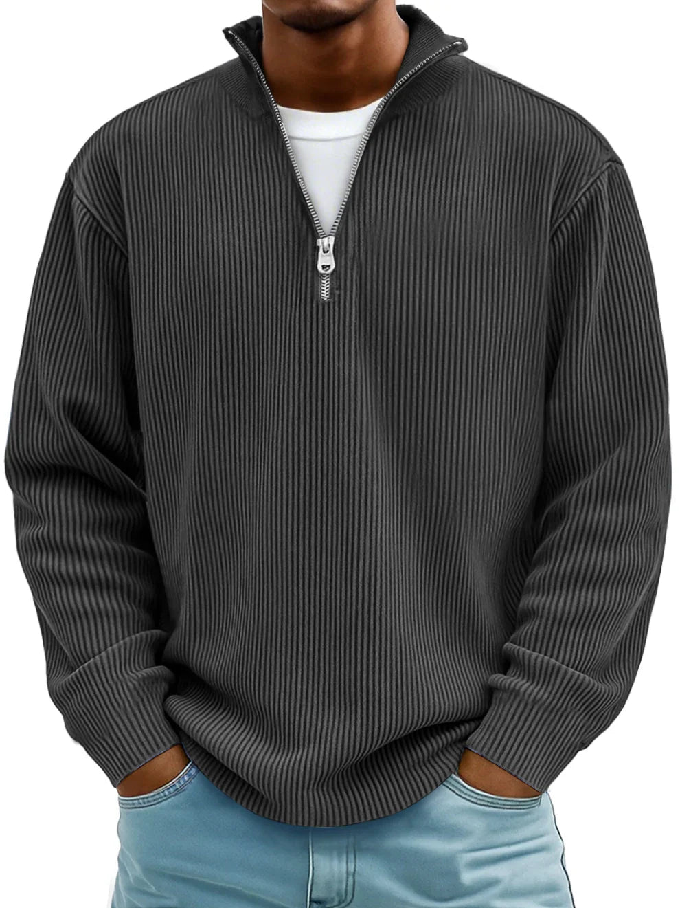 Julian - Trendy and Stylish Half-Zip Jumper for Men